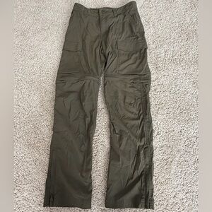 REI Co-op Sahara Convertible Pants Boys Size 10-12 Green